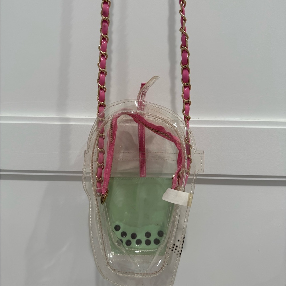 Boba Themed Clear Crossbody Bag - Picture 4 of 4